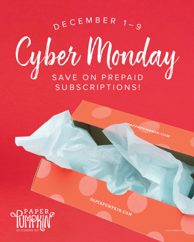 Cyber Monday Paper Pumpkin Sale Save Now
